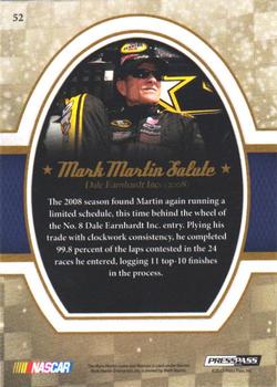 2013 Press Pass Legends - Gold #52 Mark Martin Back
