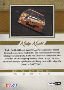 2013 Press Pass Legends - Holofoil #35 Ricky Rudd Back