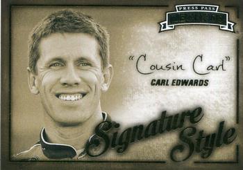 2013 Press Pass Legends - Signature Style #SS 14 Carl Edwards Front