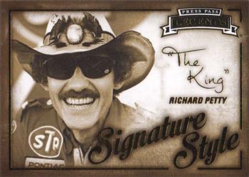 2013 Press Pass Legends - Signature Style #SS 1 Richard Petty Front