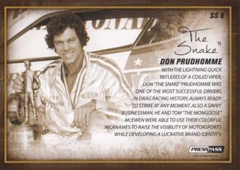 2013 Press Pass Legends - Signature Style #SS 6 Don Prudhomme Back