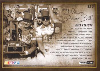 2013 Press Pass Legends - Signature Style Holofoil #SS 3 Bill Elliott Back