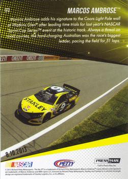 2014 Press Pass - Color Proofs Cyan #90 Marcos Ambrose Back