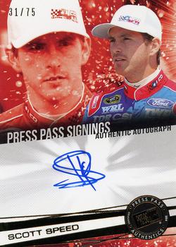 2014 Press Pass - Signings Gold #PPS-SS Scott Speed Front