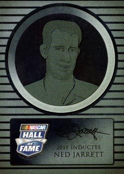 2014 Press Pass Total Memorabilia - Hall of Fame Plaques #HI 9 Ned Jarrett Front
