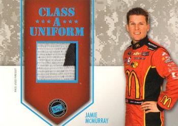 2014 Press Pass American Thunder - Class A Uniforms Blue #CAU-JM Jamie McMurray Front