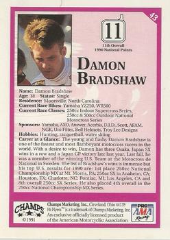 1991 Champs Hi Flyers #43 Damon Bradshaw Back