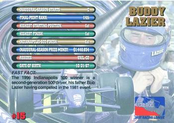 1997 Hi-Tech IRL #15 Buddy Lazier Back