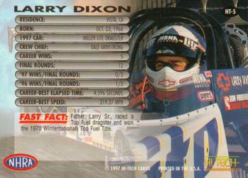 1997 Hi-Tech NHRA #HT-5 Larry Dixon Back