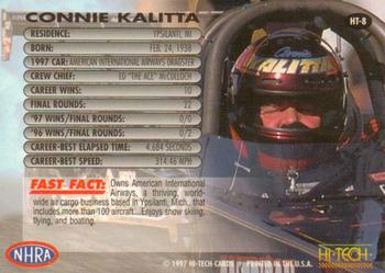 1997 Hi-Tech NHRA #HT-8 Connie Kalitta Back