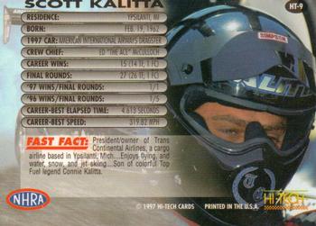 1997 Hi-Tech NHRA #HT-9 Scott Kalitta Back