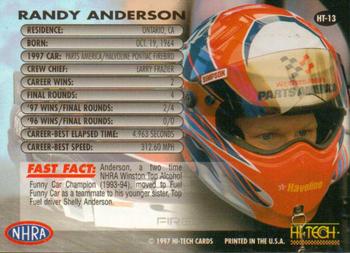 1997 Hi-Tech NHRA #HT-13 Randy Anderson Back