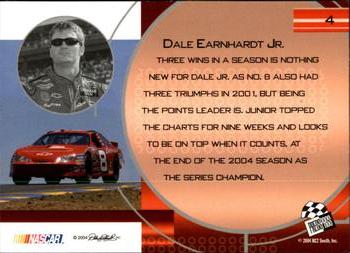2004 Press Pass Optima #4 Dale Earnhardt Jr. Back