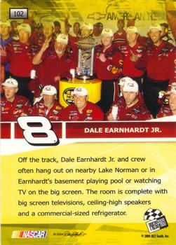 2005 Press Pass #102 Dale Earnhardt Jr. Back
