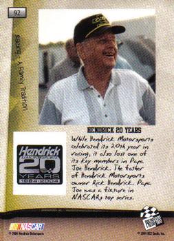 2005 Press Pass #92 Rick Hendrick / Joe Hendrick / Jeff Gordon / Jimmie Johnson / Terry Labonte / Brian Vickers Back