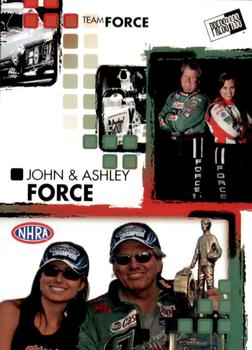 2005 Press Pass NHRA #18 John Force / Ashley Force Front