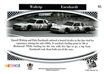 2007 Press Pass Legends #65 Darrell Waltrip / Dale Earnhardt Back