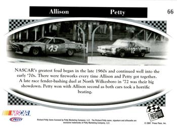 2007 Press Pass Legends #66 Bobby Allison / Richard Petty Back