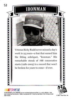 2007 Press Pass Legends #53 Ricky Rudd Back
