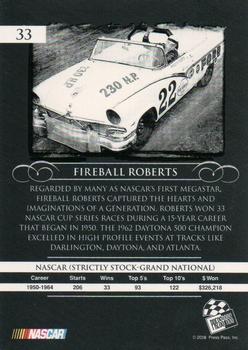 2008 Press Pass Legends #33 Fireball Roberts Back