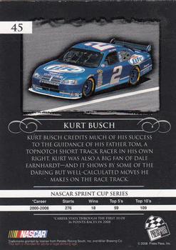 2008 Press Pass Legends #45 Kurt Busch Back
