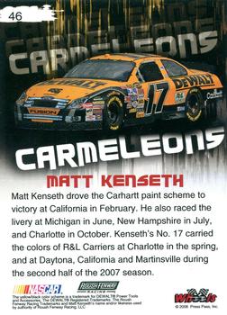 2008 Wheels High Gear #46 Matt Kenseth's Car Back