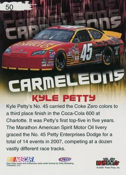 2008 Wheels High Gear #50 Kyle Petty's Car Back