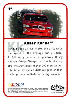 2009 Wheels Element #15 Kasey Kahne Back