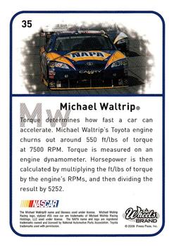 2009 Wheels Element #35 Michael Waltrip Back