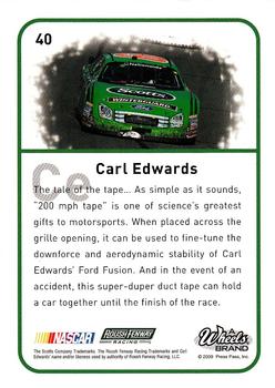 2009 Wheels Element #40 Carl Edwards Back