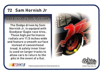 2009 Wheels Element #72 Sam Hornish Jr.'s Car Back