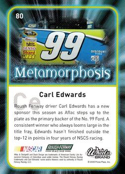 2009 Wheels Element #80 Carl Edwards Back