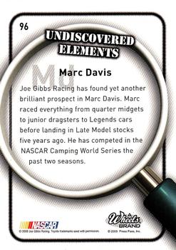 2009 Wheels Element #96 Marc Davis Back