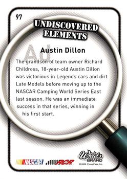 2009 Wheels Element #97 Austin Dillon Back