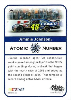2009 Wheels Element #54 Jimmie Johnson Back
