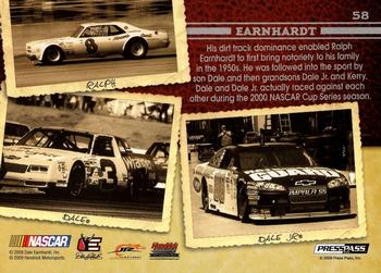2009 Press Pass Legends #58 Ralph Earnhardt / Dale Earnhardt / Dale Earnhardt Jr. Back