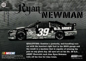 2009 Press Pass VIP #43 Ryan Newman's Car Back