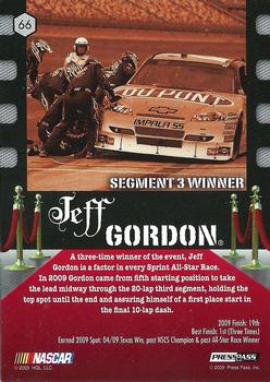 2009 Press Pass VIP #66 Jeff Gordon Back