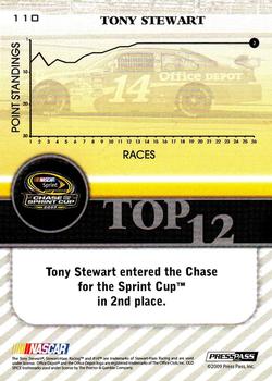 2010 Press Pass #110 Tony Stewart Back