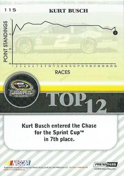2010 Press Pass #115 Kurt Busch Back
