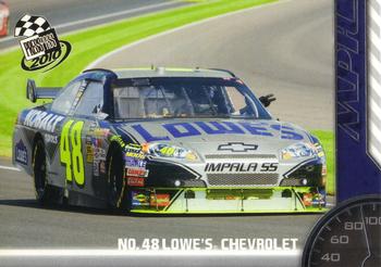 2010 Press Pass #66 Jimmie Johnson's Car Front