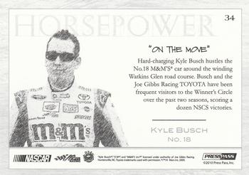 2010 Press Pass Eclipse #34 Kyle Busch's Car Back