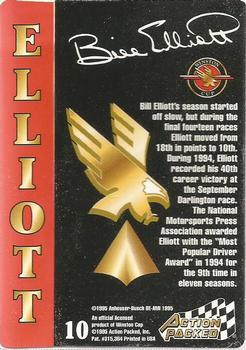 1995 Action Packed Select 25 #10 Bill Elliott Back