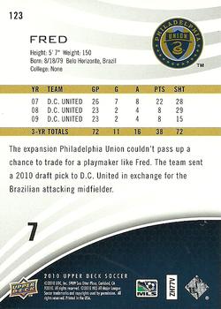 2010 Upper Deck MLS #123 Fred Back