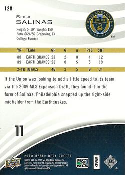 2010 Upper Deck MLS #128 Shea Salinas Back