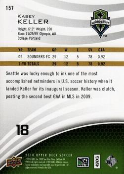 2010 Upper Deck MLS #157 Kasey Keller Back
