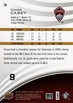 2010 Upper Deck MLS #26 Conor Casey Back