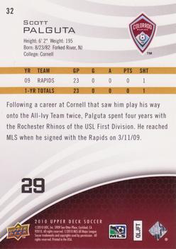 2010 Upper Deck MLS #32 Scott Palguta Back