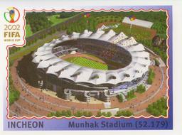 2002 Panini World Cup Stickers #10 Incheon Munhak Stadium Front