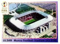 2002 Panini World Cup Stickers #14 Ulsan Munsu Football Stadium Front
